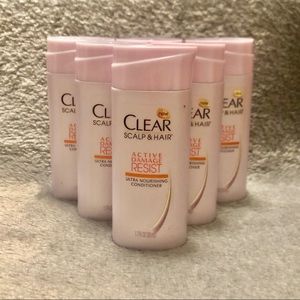 (6) CLEAR Conditioners Travel Size
